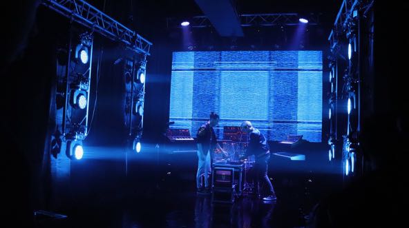LumiOS RW3 LED Video wall application for music video